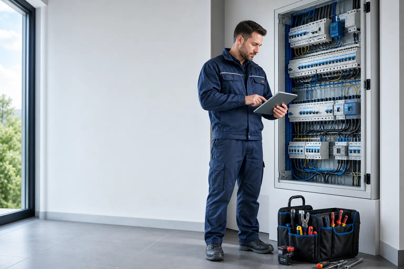 Elektros darbai Lietuvoje planuojant ir tikrinant modernią elektros sistemą