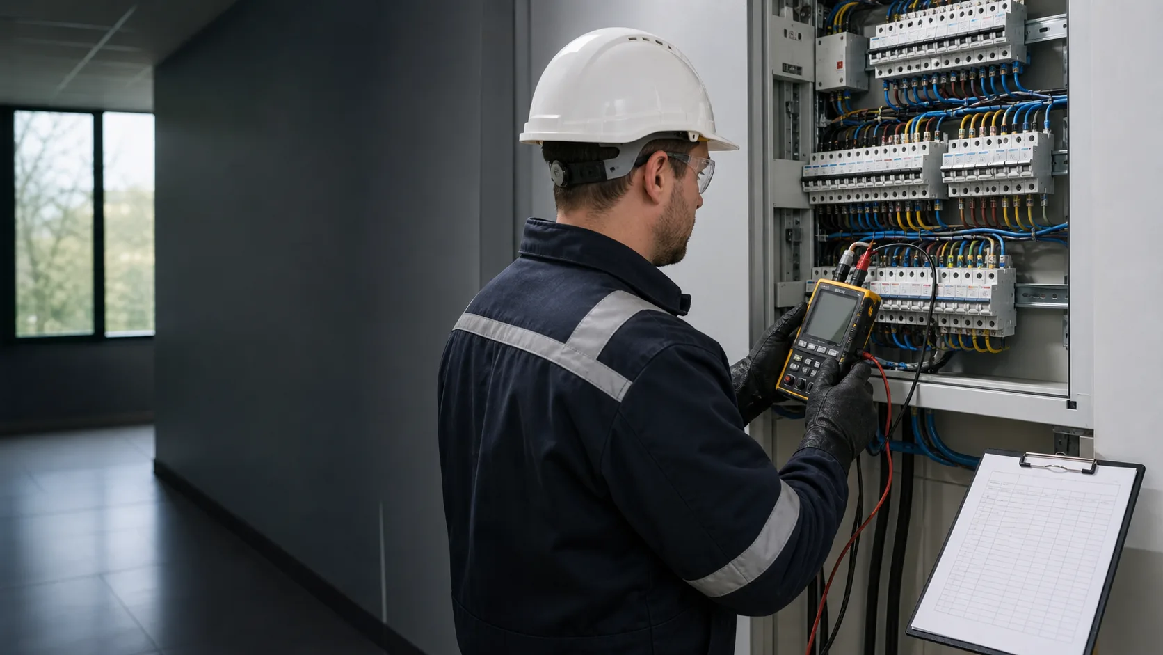 Periodiniai elektros matavimai komercinio objekto elektros skyde